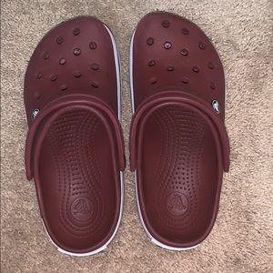 Red crocs